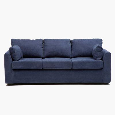 Imagen 1 del producto Sofá Kea Texas Tela 3 Cuerpos Azul