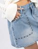 Falda Mini Denim Mujer Icono