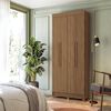 Closet Altavision Sarandi 4 Puertas 2 cajones Caf&eacute;