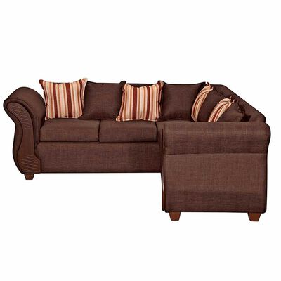 Imagen 2 del producto Sofá Seccional Ruzam Mobel Marsella 5 Cuerpos Lino Café