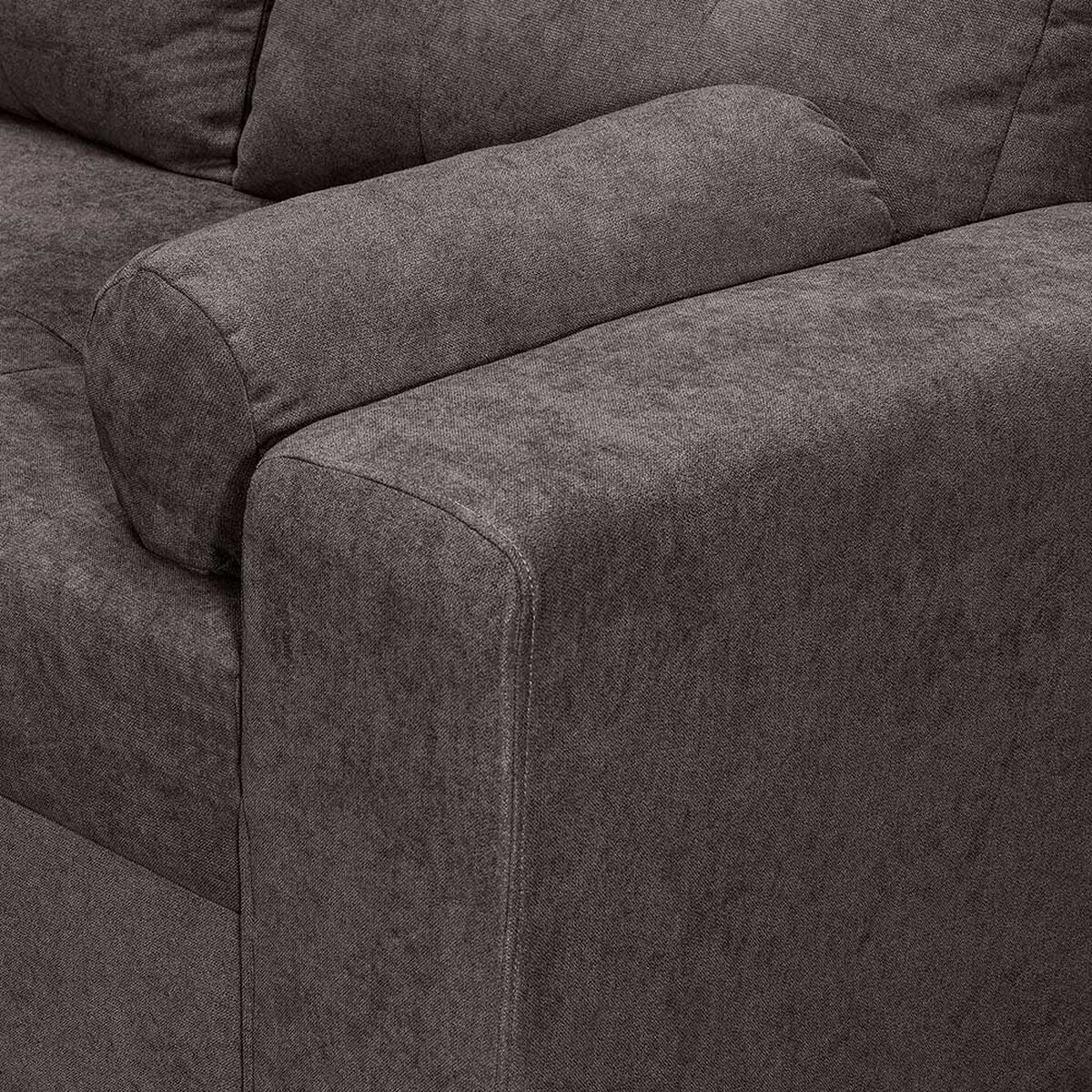 Sofá Seccional Innovamuebles Le Mans 5 Cuerpos Chocolate