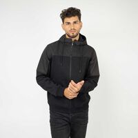 Polerón Hombre Zibel Negro, Verde-Osc