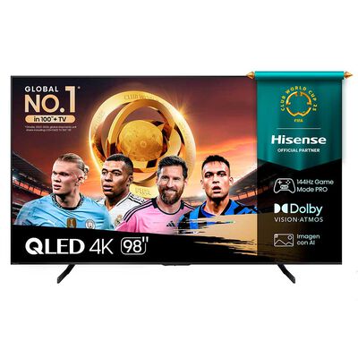 Imagen 1 del producto QLED 98"" Hisense Ultra HD 4K 98Q6QG