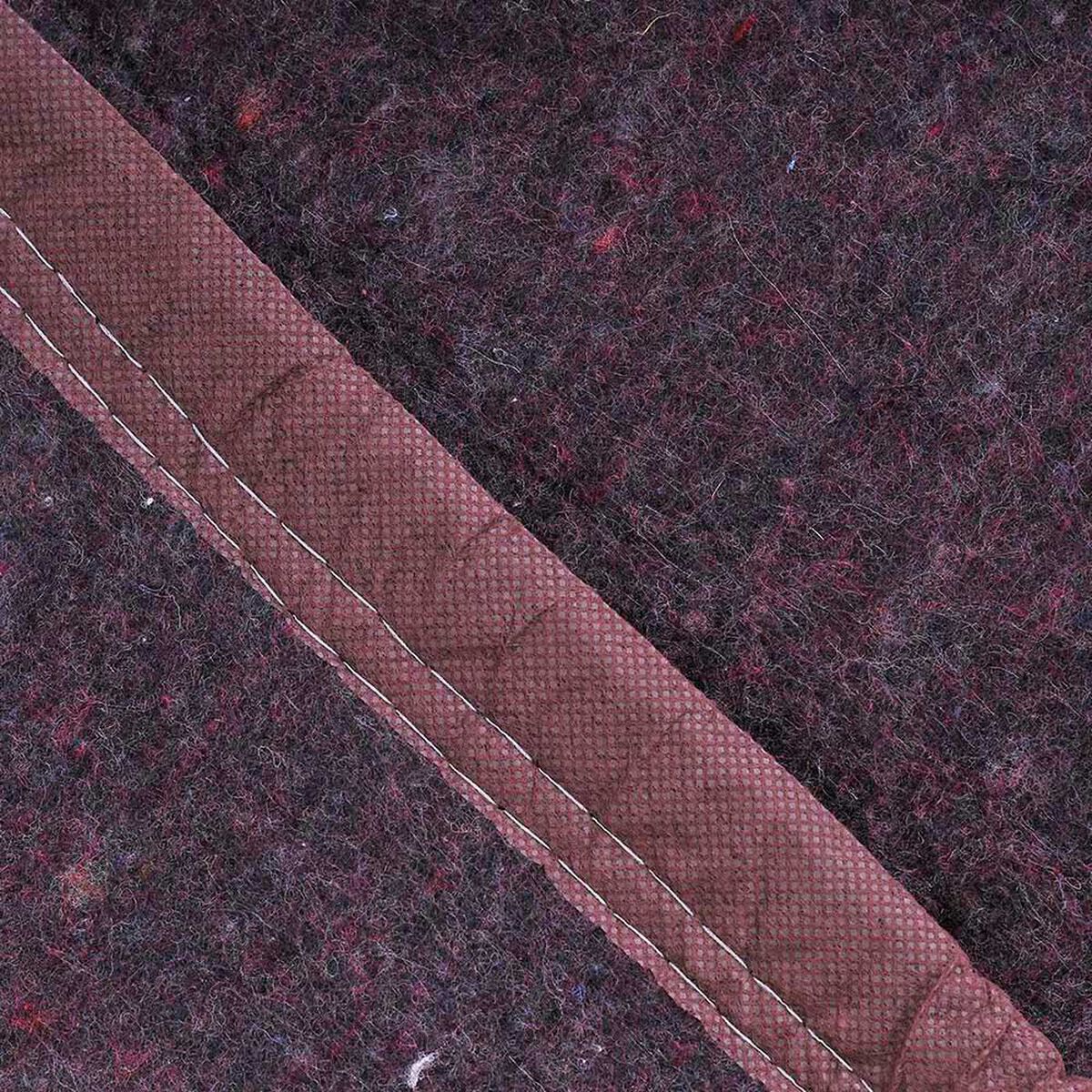 Frazada Poli&eacute;ster Plumetti 1,5 Plazas Lineas Morado