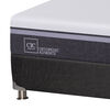 Box Spring CIC 1,5 Plazas Ortopedic Advance + Respaldo + Velador Baker
