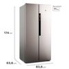 Refrigerador Side by Side Mademsa MAS430 430 lts