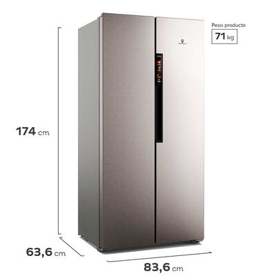 Imagen 2 del producto Refrigerador Side by Side Mademsa MAS430 430 lts
