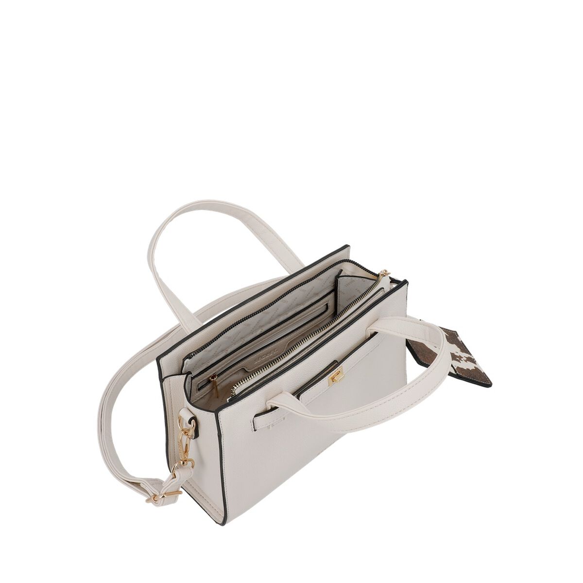 Cartera Bandolera Secret Serbia SC7 Mediana Beige