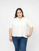 Blusa Botones Manga Corta Mujer Extralindas