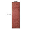 Pasillo Doral Shaggy 200 x 60 cm Terracota