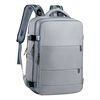 Mochila de Viaje Gris Laptop Compartimento Zapatos Impermeable De Gaune