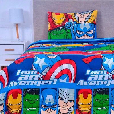 Imagen 1 del producto Plumón Estampado Disney 1,5 Plazas Avengers All