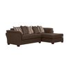 Sof&aacute; Seccional Derecho Living Factory Mustang 4 Cuerpos Moro