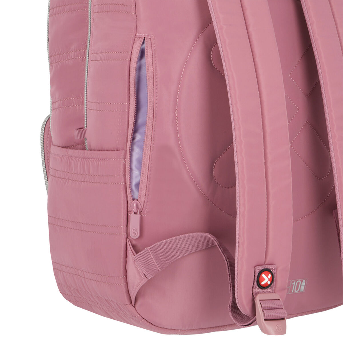 Mochila Notebook Xtrem Nebraska 5XT Rosado/Plateado 16"