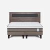 Combo Cama Europea Rosen King New Style 6 BD + Respaldo Ferrara