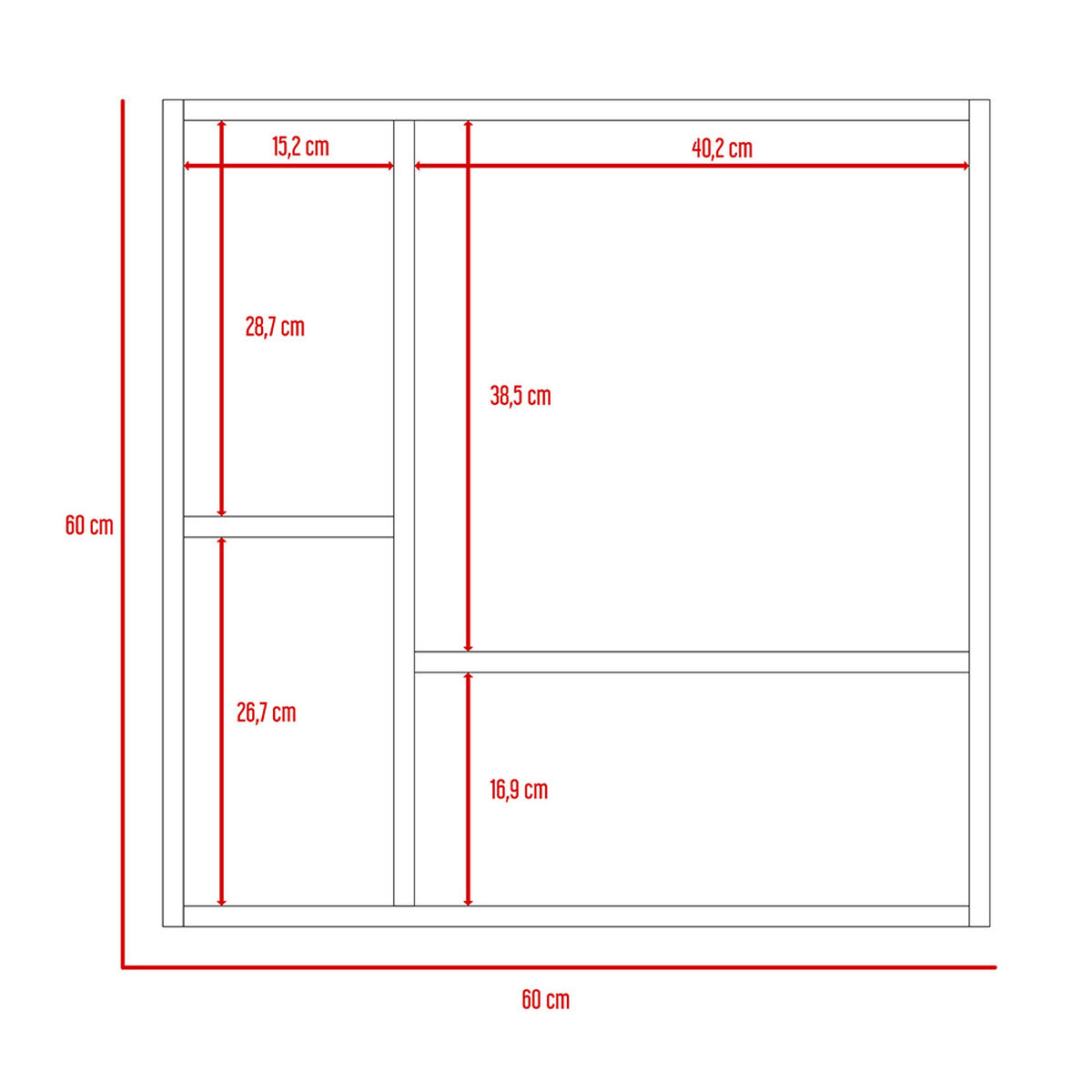Botiquín + Mueble Lavamanos + Muro + Optimizador TuHome Bath 300
