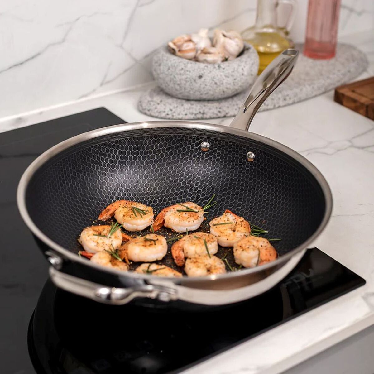 Wok Simple Cook Tokio 30cm Negro