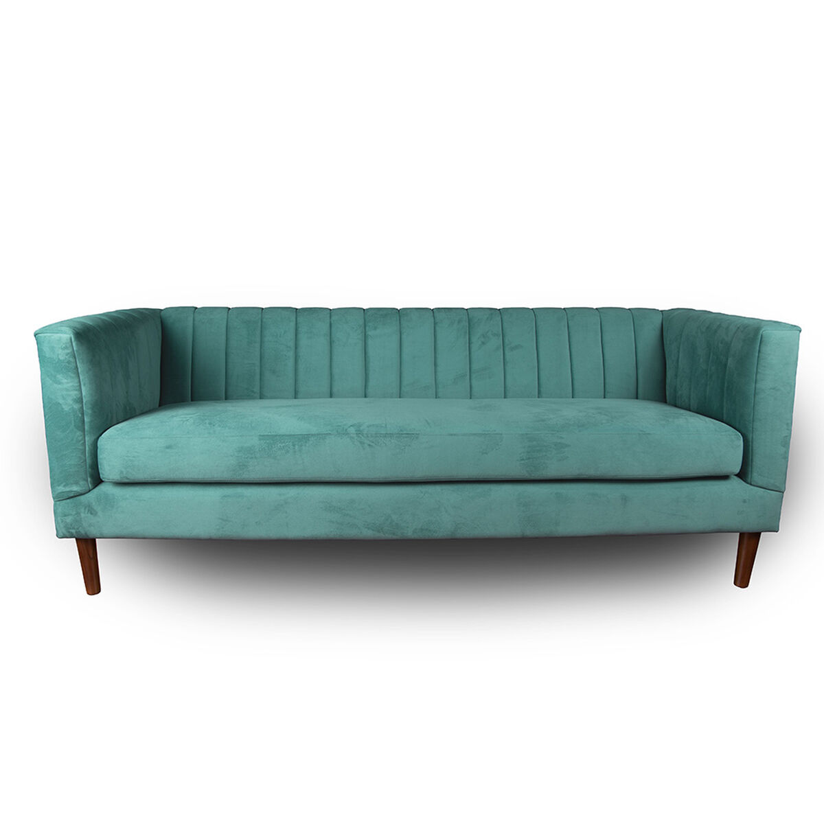 Sof&aacute; Tela Velvet Latam Home Sorrento 3 Cuerpos