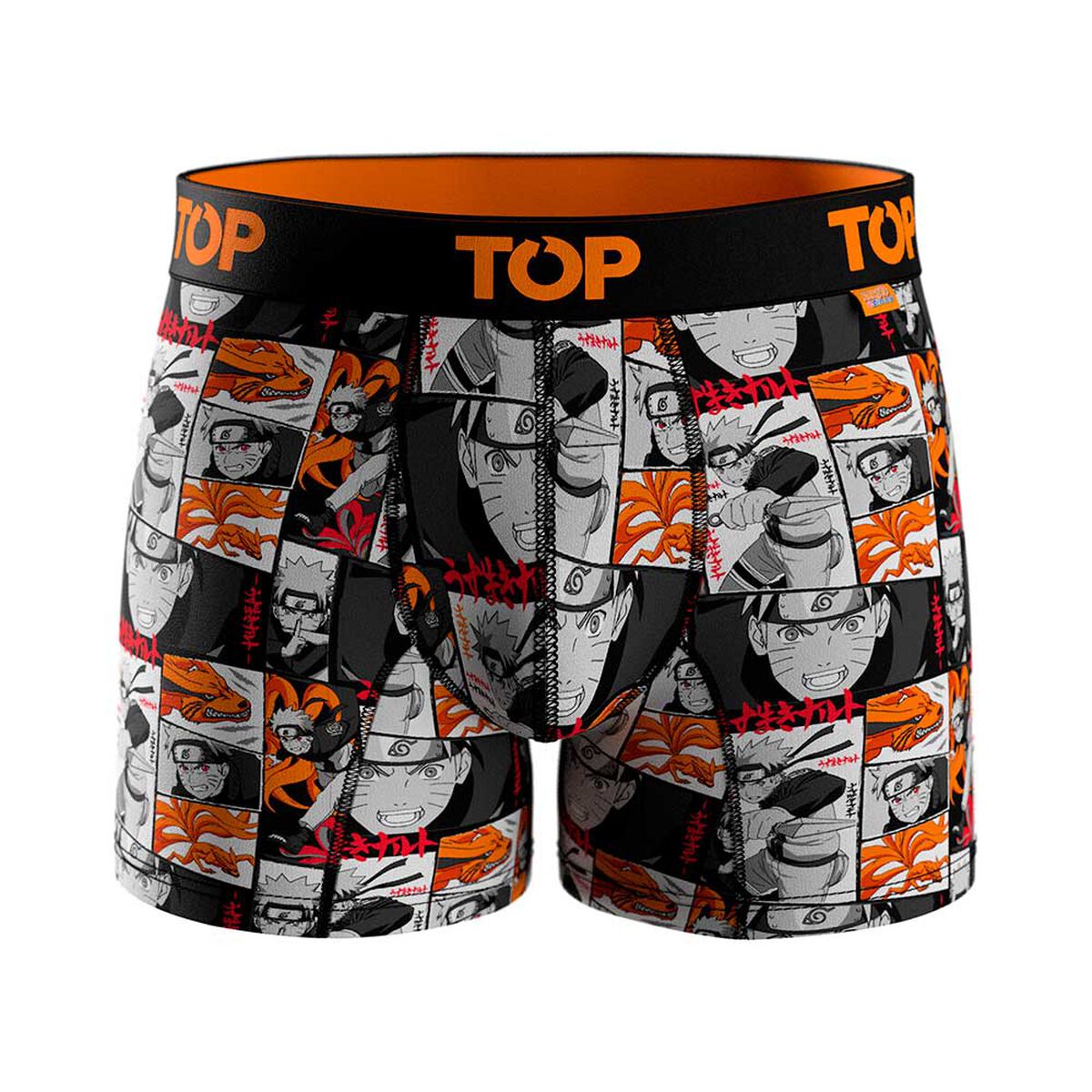 Pack 3 B&oacute;xer Medio Microfibra Naruto Shippuden Hombre Top