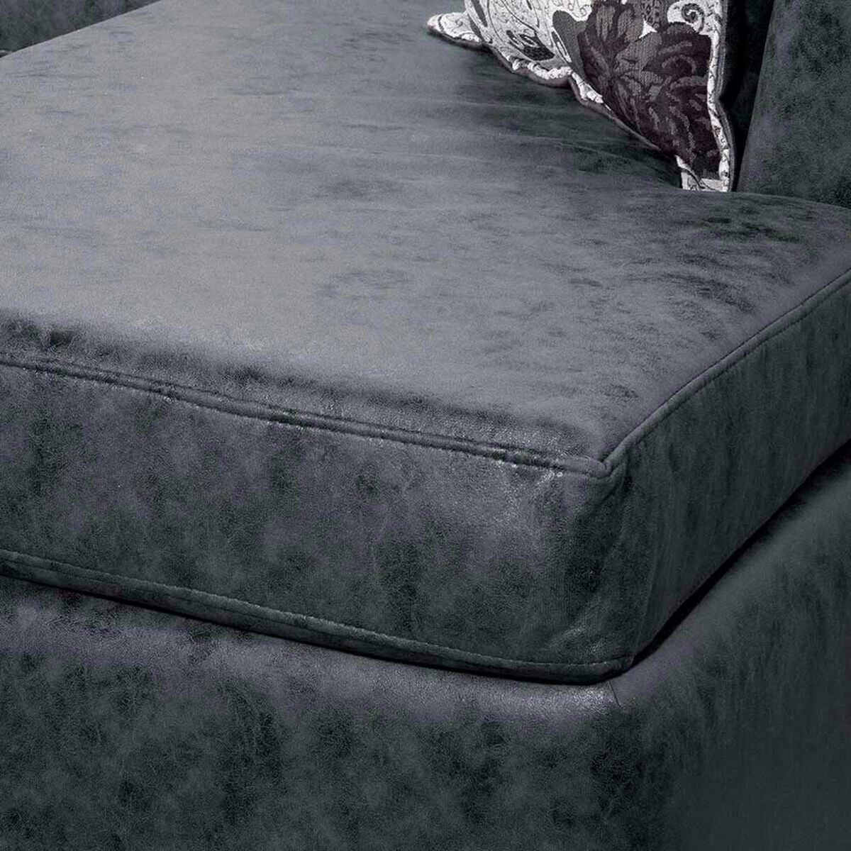 Seccional Black Factory Isabella 3 Cuerpos Gris