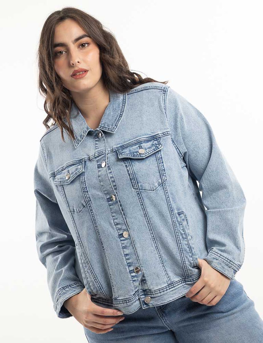 Chaqueta Denim Mujer Extralindas