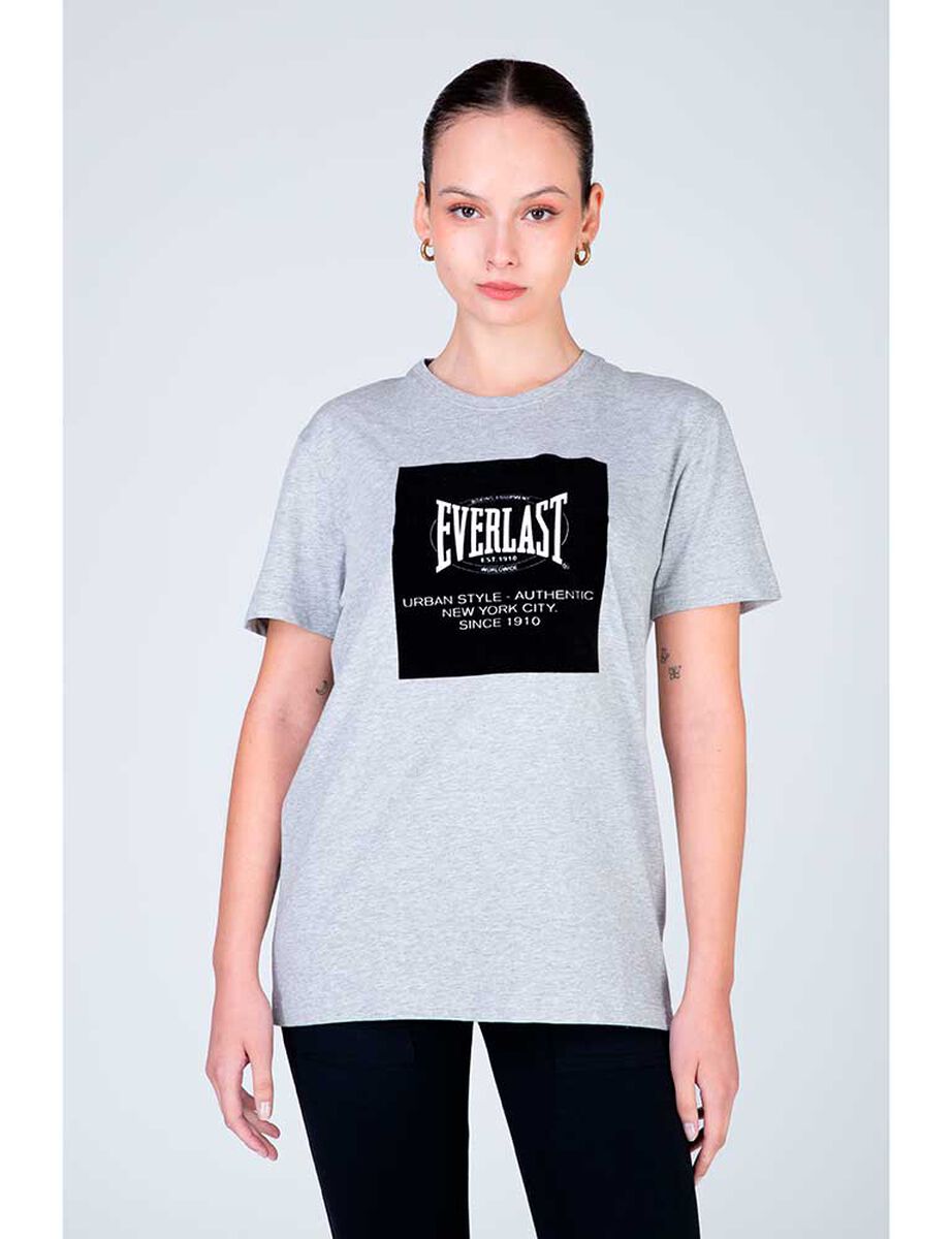 Polera Manga Corta Casual Sport Mujer Everlast