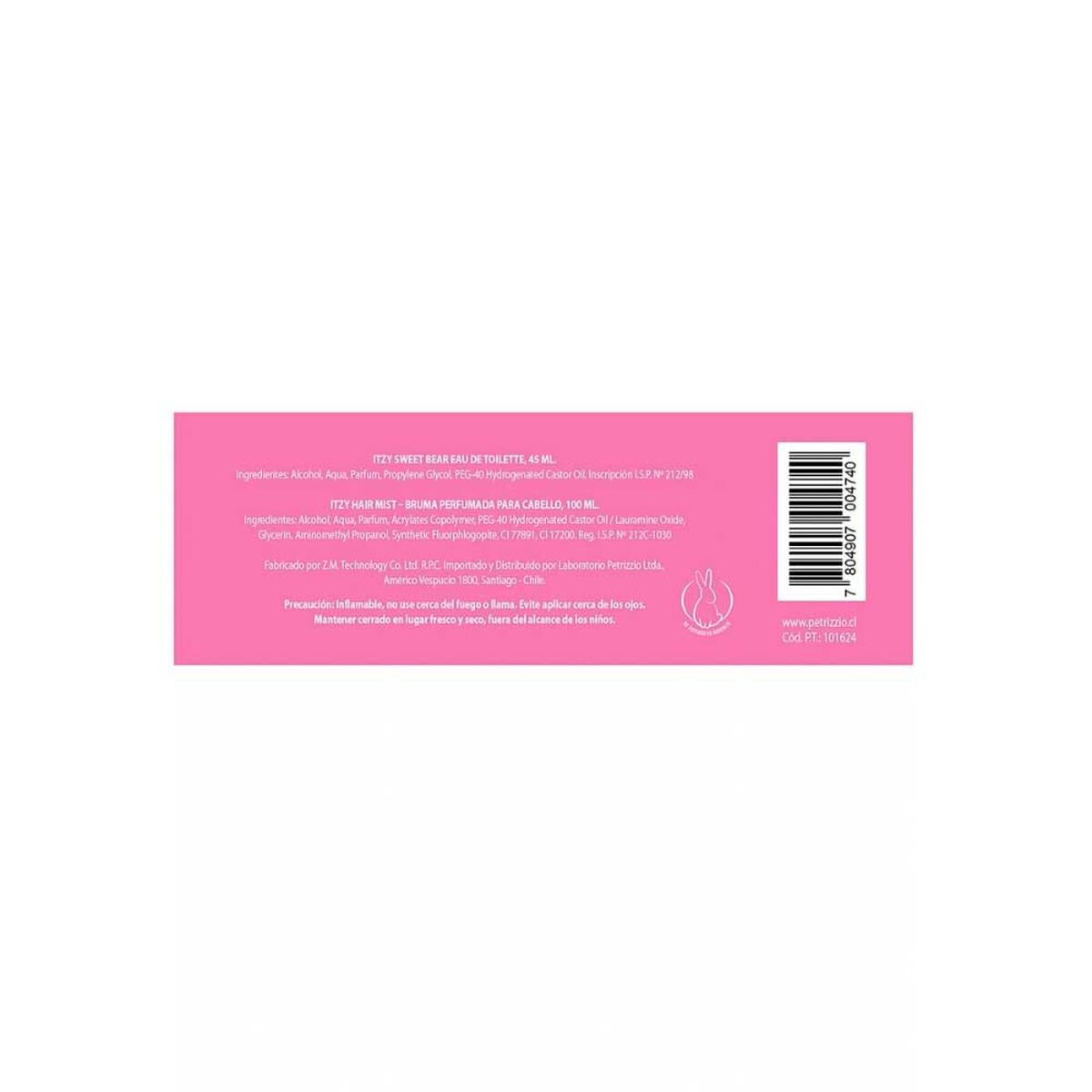 Set Perfume Itzy Mujer Sweet Bear EDT 45 ml + Hair Mist