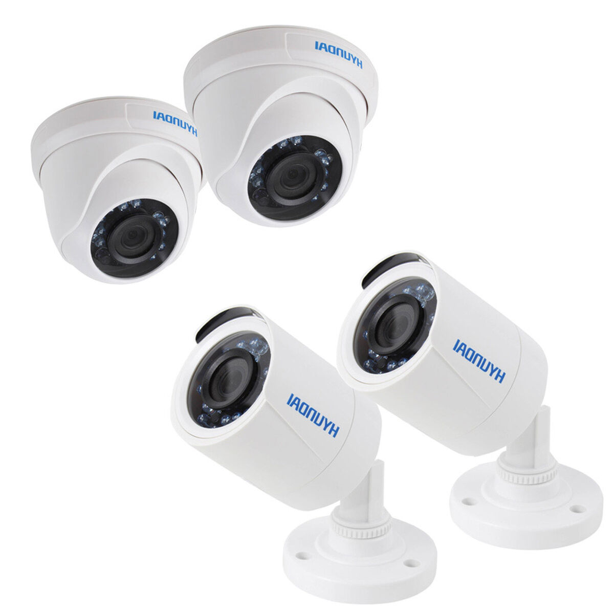 Kit 4 Cámaras de Seguridad Hyundai HY-DVR8CH DVR HD