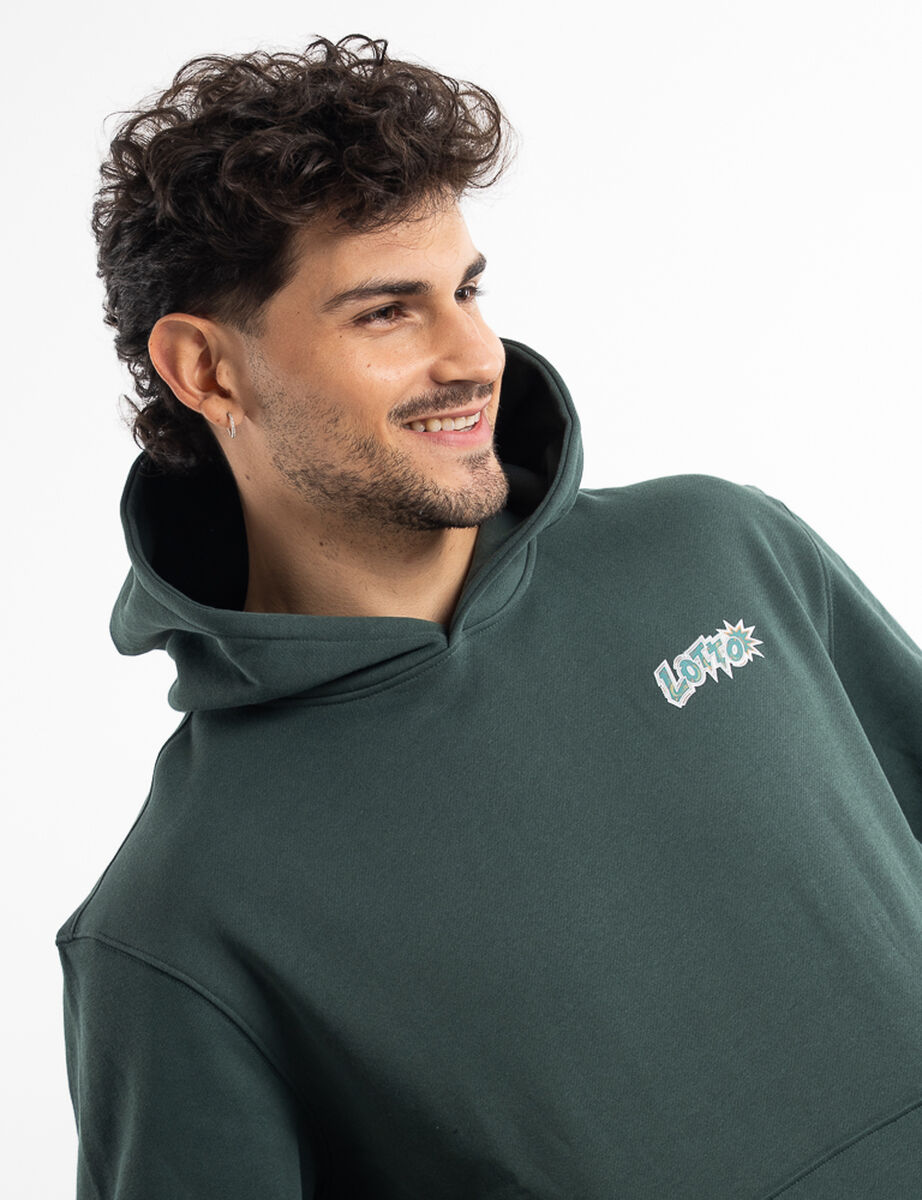 Poler&oacute;n Canguro Print Hombre Lotto Strada