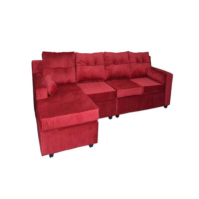 Imagen 2 del producto Sofá Seccional Diseño A&M Home Maritza Derecho 4 Cuerpos Burdeo