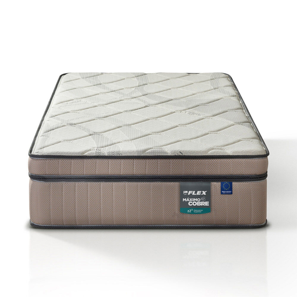 Colchón Flex 1,5 Plazas Máximo Cobre