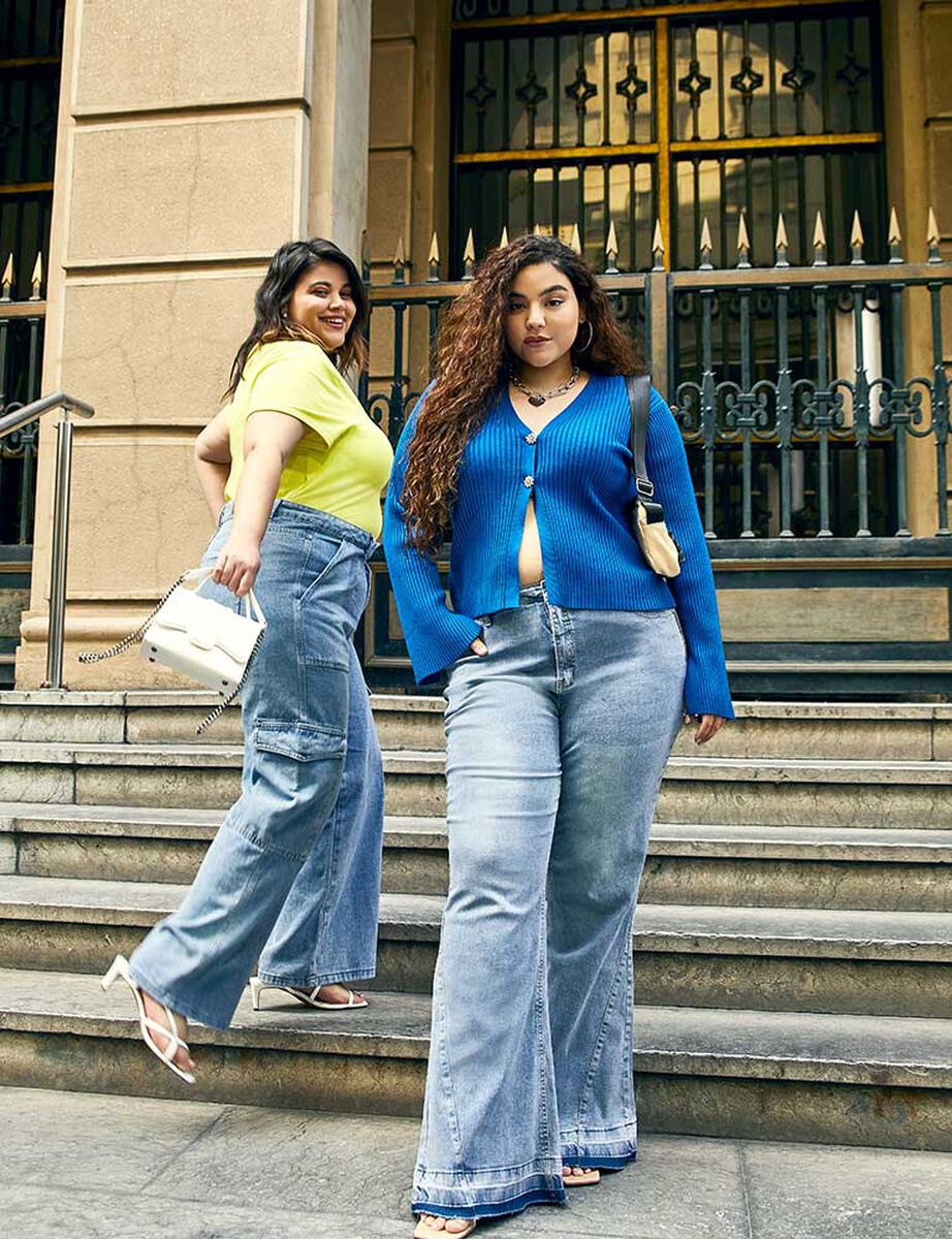 Jeans Flare Mujer Extralindas
