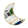 Set 4 Espejos Plástico Vgo para Colgar Luna Dorado