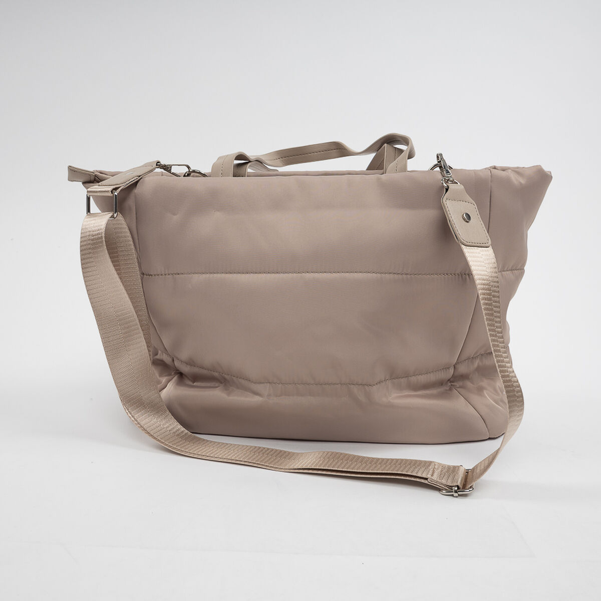 Cartera Tote Beige Mujer Icono