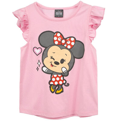 Imagen 1 del producto Polera Manga Corta Minnie Niña Licencias Rosado