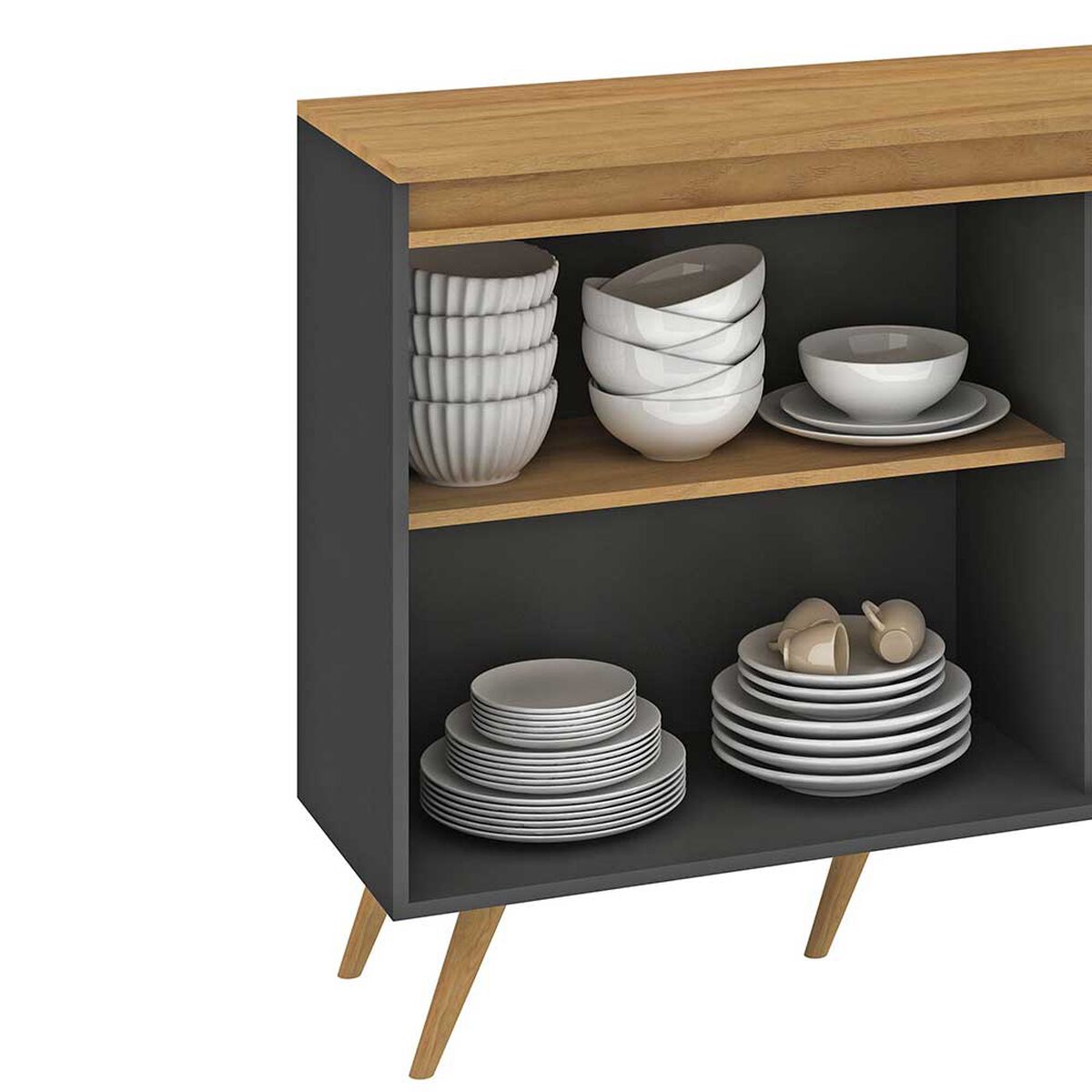 Buffet Jdo & Design Retro Grafito