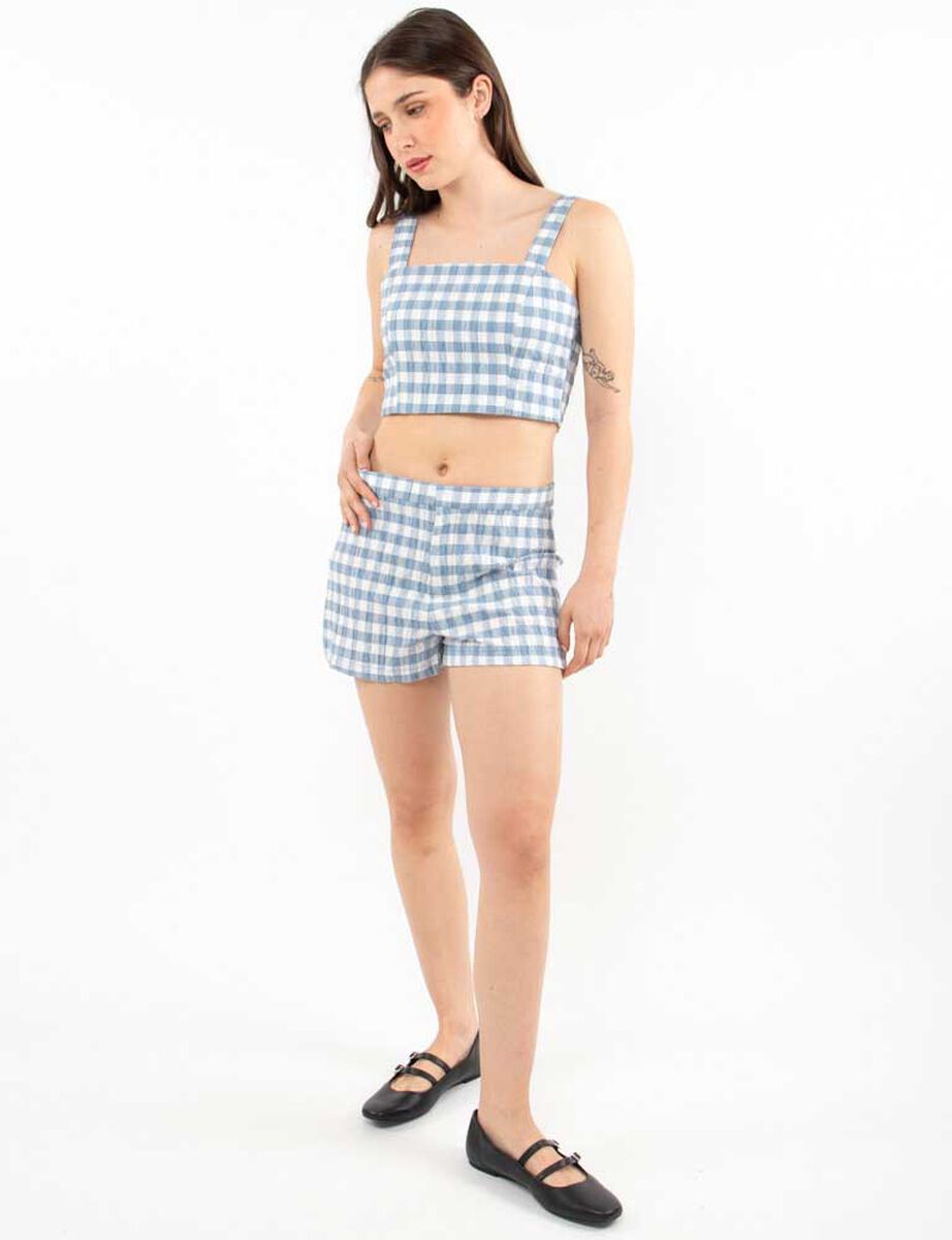 Short Tartán Corto Mujer Icono