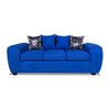 Sof&aacute; Elegant Detail Houston 3 Cuerpos Azul