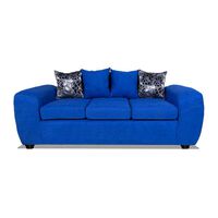 Sofá Elegant Detail Houston 3 Cuerpos Azul