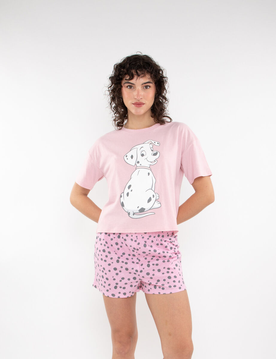 Pijama Corto de Algodón Mujer Disney