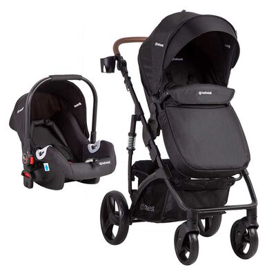 Imagen 2 del producto Coche Cuna Travel System Bebe Quest LX Negro Bebesit