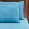 Quilt Hebra Dib 2 Plazas Patchwork Formas Azul