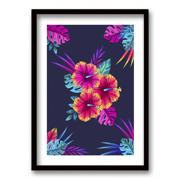 Cuadro Decorativo Retela Tropical Lines 40 x 30 cm