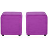 Set 2 Pouf Bodevir Cali Fucsia