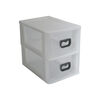 Caja Organizadora Plástica Mediano San Bernardo 2 Niveles Blanco