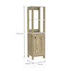 Optimizador de Baño TuHome Bath 1 Puerta Bi Color Blanco Duna