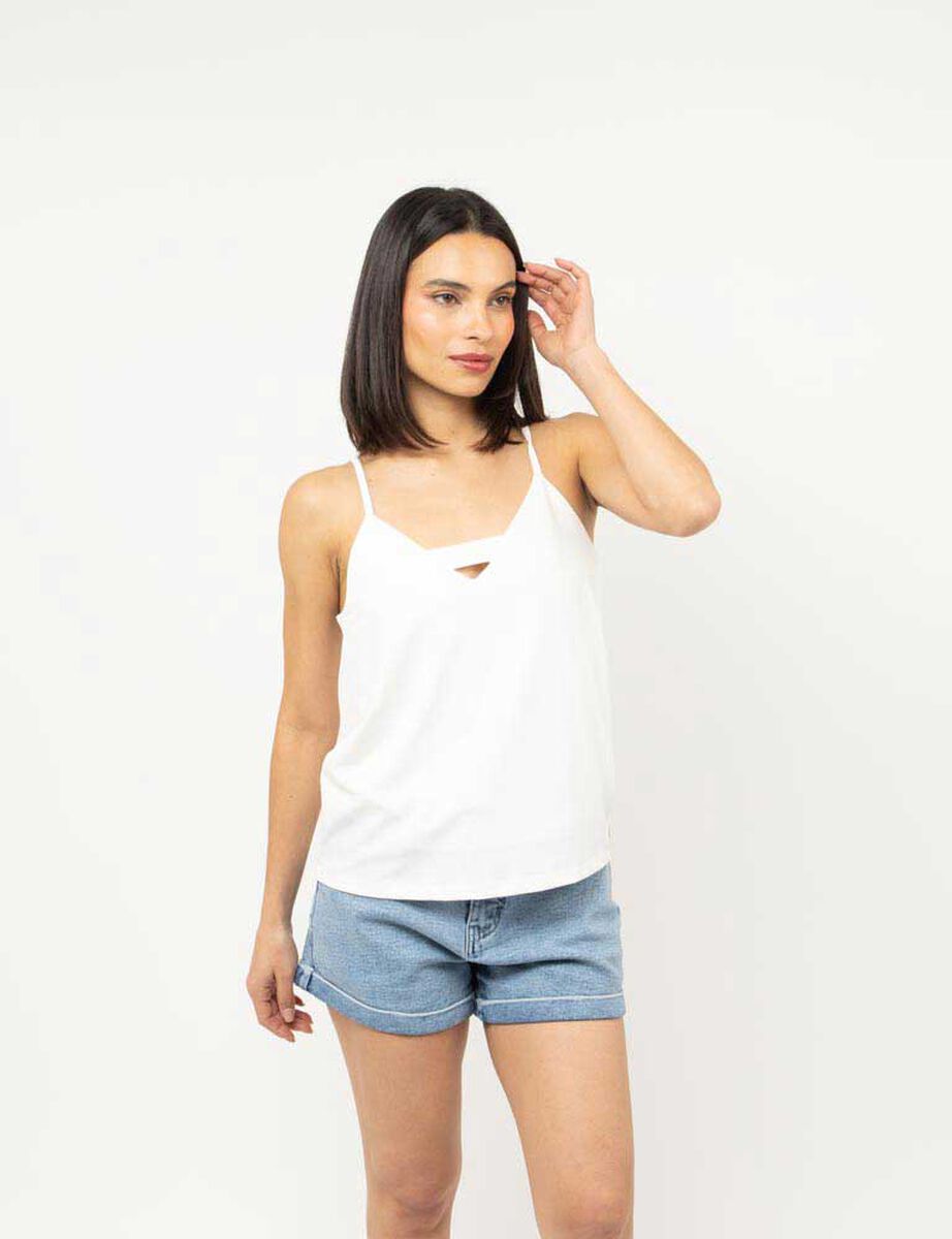 Blusa Sin Mangas Mujer Fiorucci