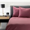 Juego de S&aacute;banas Embossed Zibel 2 Plazas Liso Berry