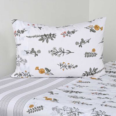 Imagen 1 del producto Juego de Sábanas Estampado Elements & Co 200 Hilos 1,5 Plazas Grassland