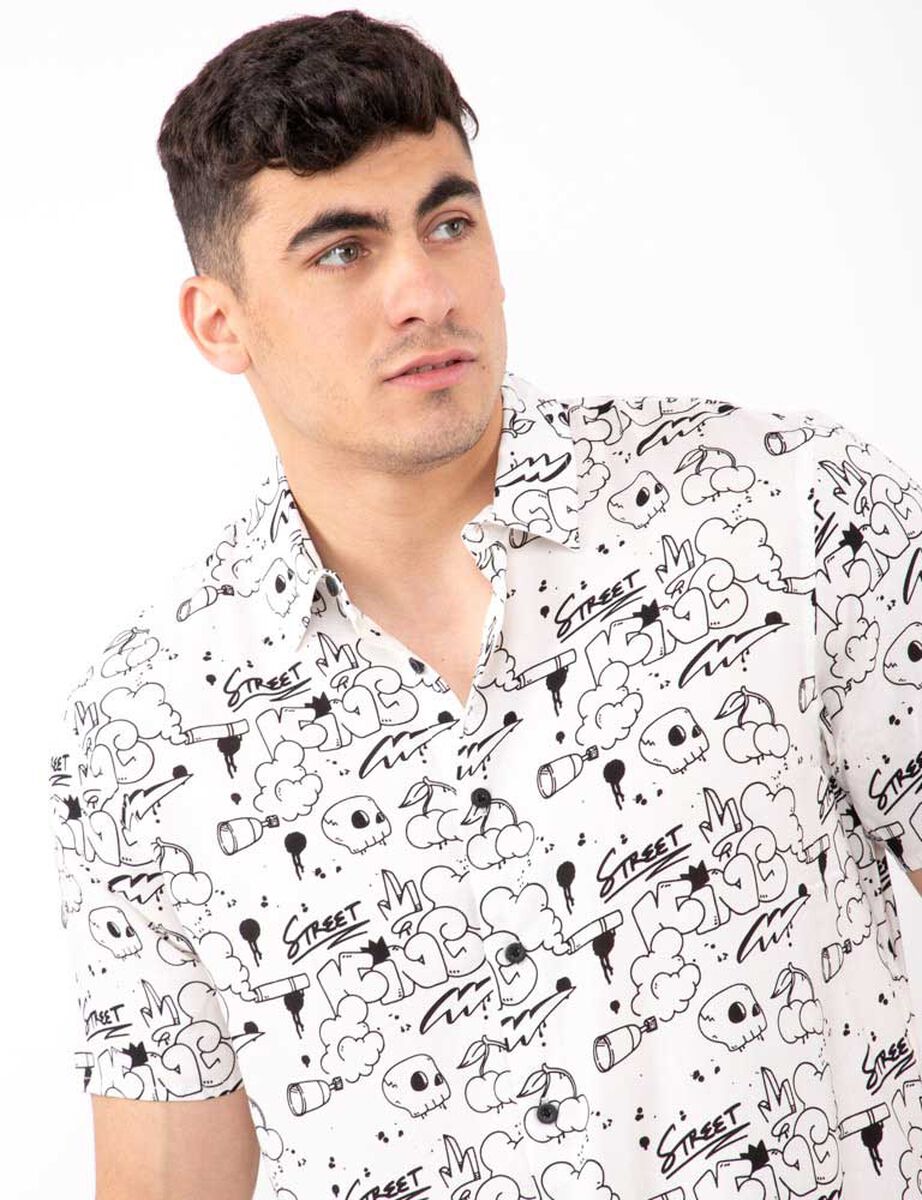 Camisa Manga Corta Hombre Icono